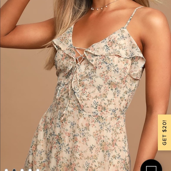 Lulus floral maxi dress - Picture 3 of 4